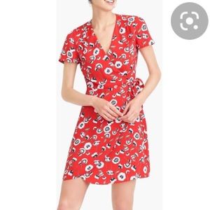 JCrew Factory wrap dress